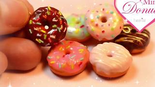 Mini Donuts Polymer Clay Tutorial