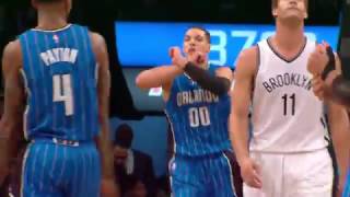 Aaron Gordon Skies for the Reverse Alley-Oop Finish | April, 1, 2017