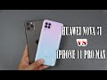 iPhone 11 Pro max vs Huawei nova 7i | SpeedTest and Camera comparison