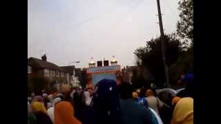 Nagar Kirtan V8 Nottingham Vaisakhi 2014