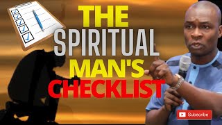 THE TRUE SPIRITUAL MAN CHECKLIST | APOSTLE JOSHUA SELMAN