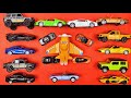 BOX FULL OF Model Cars /Honda Civic, Bugatti Divo, McLaren 650s, Audi Rs7, Ford Raptor, Ferrari sf91