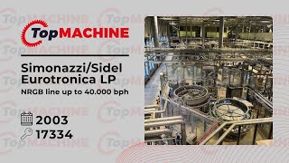 Simonazzi/Sidel Eurotronica LP Beer filling line used