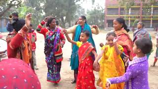 বৌদিদের গ্রাম পূজার খুব সুন্দর ডান্স #dance #love #holudcommunity #fullholud #danceperformance