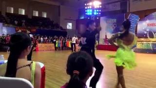 Hanoi Open Dancesport Championships 2016 -Youth cha cha Danny \u0026 Kelly 1/10/16