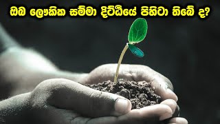 ඔබ ලෞකික සම්මා දිට්ඨියේ පිහිටා තිබේ ද? | Laukika Samma Dittiya #shortvideo