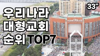 우리나라 대형교회 순위 TOP 7