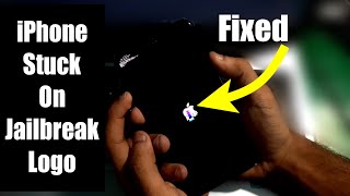 How to Fix iPhone Stuck at Jailbreak Logo | iPhone Stuck at Jailbreak logo | ios 16 ramdisk bypass