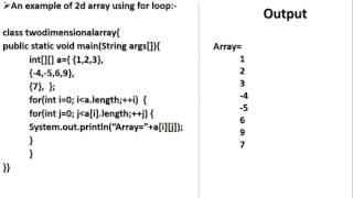java arrays including jagged array in hindi or english