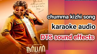 chumma kizhi song karaoke DTS sound effects aniruth|darbaar|rajini|