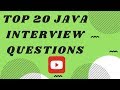 Top 20 Java Interview Question and Answers