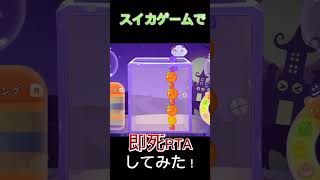 スイカゲームで即死RTAしてみた！#スイカゲーム #shorts