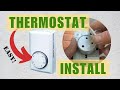 HOW To Install A DOUBLE Pole THERMOSTAT