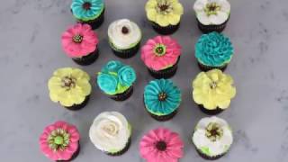 Coming Soon: Buttercream Floral Cupcake designs featuring the Rose Tip