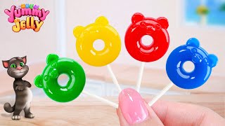 Special Jelly Cat Using CHUPA CHUPS 😻 Miniature Rainbow Fruit Jelly Ideas 😻 Yummy Jelly