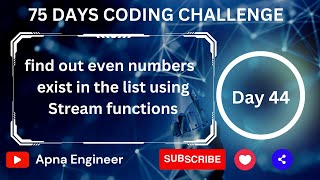 find out even numbers array using Stream functions | find even and odd number using java 8 #java