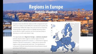 Regions in Europe - Statistics visualised