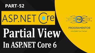 52 | Partial View In ASP.NET Core 6 | ASP.NET Core Partial View | ASP.NET Core MVC 6 (Hindi/Urdu)