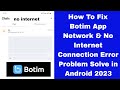 How To Fix Botim App Network & No Internet Connection Error Problem Solve in Android 2023