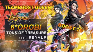 Teamboost Queen! Orobi in Tons of Treasure | One Piece Bounty Rush | OPBR