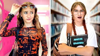 БОГАТИ УЧЕНИЦИ VS СИРОМАШНИХ УЧЕНИКА ☀️ Nikol авантуре у школи | Забавни изазови у школи