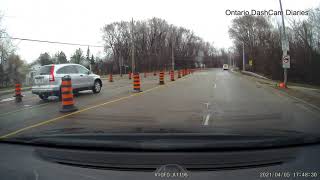 Confusing Road Marking - Kitchener Ontario