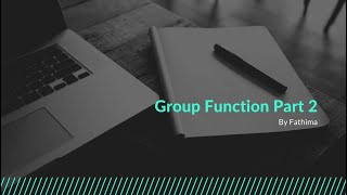 Group Function Part 2 || SQL (22)
