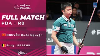 FULL MATCH: NGUYỄN Quốc Nguyện - Eddy LEPPENS | PBA Tứ Kết - Crown Haitai Championship 2024