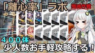 殲滅作戦 「離心率」ラボ 少人数攻略 ５人 ウィシャデル、ロゴス、ティフォン、ゴールデングロー、フェン【アークナイツ】