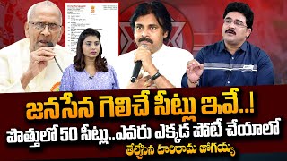 ఆ 50 సీట్లలో జనసేన గెలుపు ఫిక్స్..! | Harirama Jogaiah Sensational Letter to Pawan Kalyan | Janasena