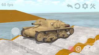 Love Watching This! -Semovente Da 75/18 ( Tank Physics Mobile 2 )