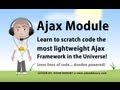 Ajax Framework Tutorial JavaScript Module Programming PHP Script Included