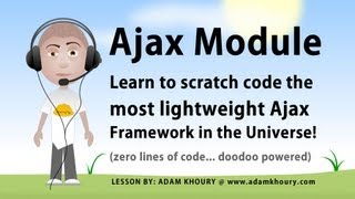 Ajax Framework Tutorial JavaScript Module Programming PHP Script Included