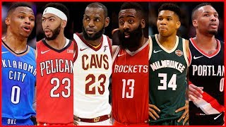NBA Top 10 Players 2017 - 2018 Season
