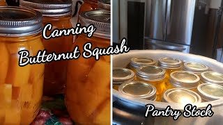 Canning Butternut Squash | Pantry Stock