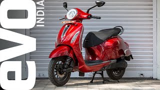 2020 Bajaj Chetak Electric Scooter | First Ride Review | evo India