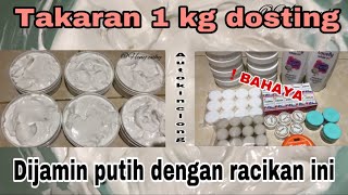 Cara membuat dosting takaran 1KG ||