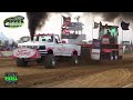 pro stock diesel truck pulling action scheid diesel extravaganza 2024 saturday pro pulling league.