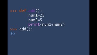 Python programming using procedures and functions