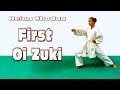 DrobyshevskyKarateSystem:Heian Shodan-Combat Bunkai-2-First Oi Zuki-Qinna Stick Disarm