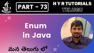 P73 - Enum in Java | Core Java | Java Programming |