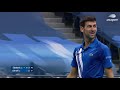 novak djokovic and jan lennard struff play out an epic rally us open 2020 hot shot