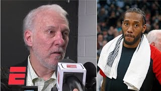 Gregg Popovich 'felt badly' about Kawhi Leonard getting booed by Spurs fans | NBA Sound