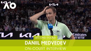 Daniil Medvedev On-Court Interview (2R) | Australian Open 2022