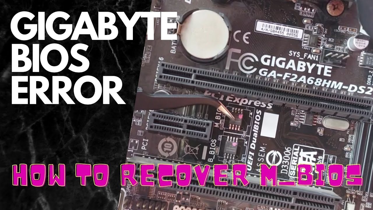 GIGABYTE DUAL BIOS CYCLIC REBOOT ERROR FIX | DIY Petz - YouTube