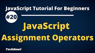 Assignment Operators in JavaScript | JavaScript Operators Tutorial (Hindi)