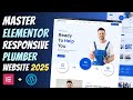 🔥Complete Responsive PLUMBER WEBSITE using ELEMENTOR | Wordpress Elementor Tutorial 2025