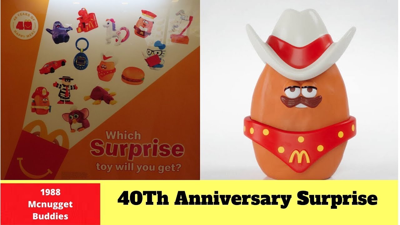 McDonald's 40th Anniversary Surprise Happy Meal Toys - YouTube