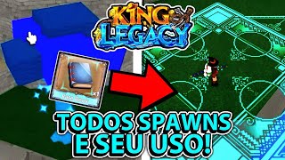 TODOS SPAWN DA PASSIVE TREE E SEU USO NO KING LEGACY!