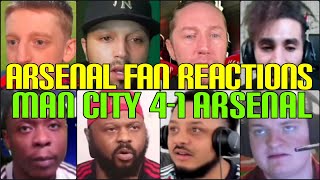 ARSENAL FANS REACTION TO MAN CITY 4-1 ARSENAL | FANS CHANNEL